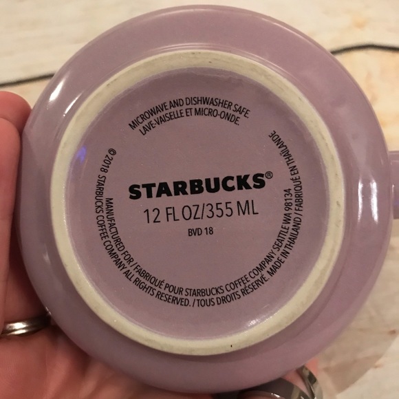 2018 Starbucks Purple Red Hearts ♥️ Valentine Mug - Picture 10 of 11